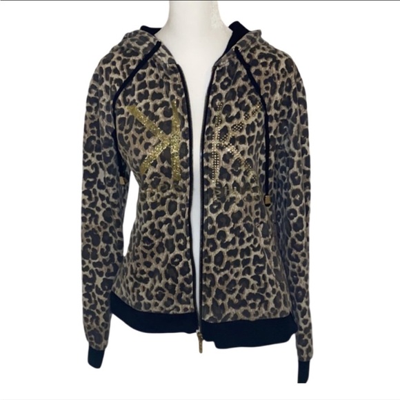 Kardashain Kollection Small Cheetah Print Jacket - Picture 2 of 11